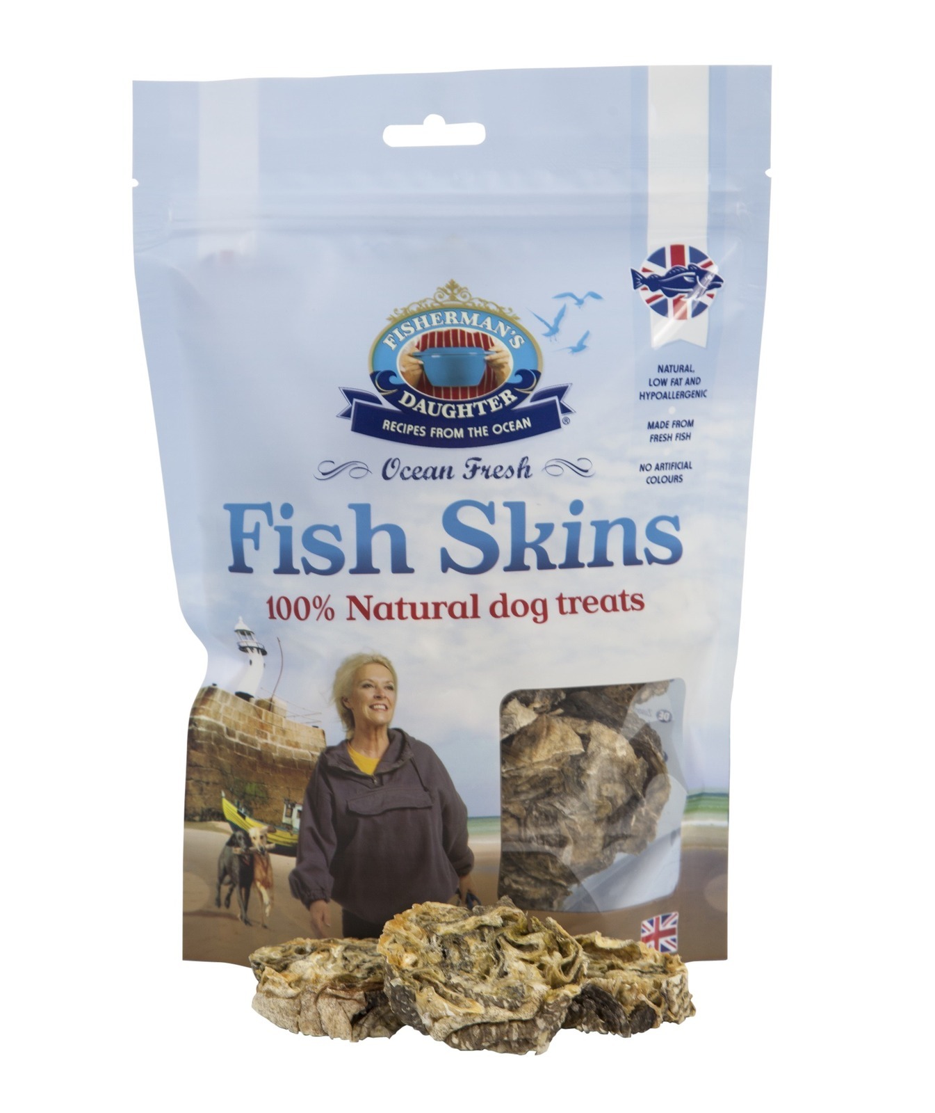 Fisherman's Daughter Dog Treats - Crunchy Cod Fish Rolls Fish Skin 150g | eBay