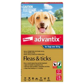 Advantix Spot-On Flea & Tick Control Treatment for Dogs over 25kg - 6-Pack image 0