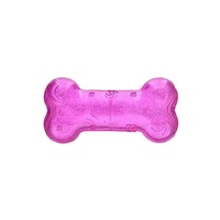 KONG Squeezz Crackle Textured Glitter Bone Dog Toy in Assorted Colours image 0