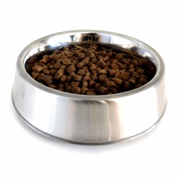 Ant-Free Stainless Steel Pet Food Bowl [Size: Small] image 0