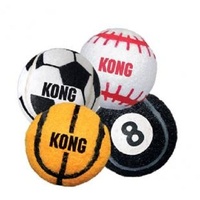 KONG Sport Tennis Balls Dog Toys in Assorted Sport Codes - 2 pack Large image 0