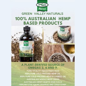Green Valley Naturals Pure 100% Australian Hemp Oil for Cats & Dogs 100mL image 0