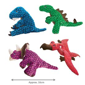 KONG Dynos Catnip Cat Toys in Assorted Designs - Pack of 4 image 0