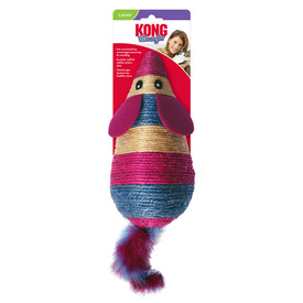 KONG Wrangler Giant Scratchable Mouse Catnip Cat Toy - Pack of 2 image 0