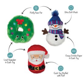 Fringe Studio We Have Great Chemis-Tree 3-Piece Small Dog Christmas Toy Set  image 0