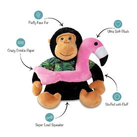 Fringe Studio Gregory The Gorilla with Floatie Plush Squeaker Dog Toy - Extra Large image 0