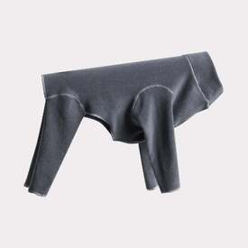 GF Pet Gondola Easy-Fit Dog Onesie Jumper in Charcoal image 0