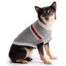 GF Pet Trekking Knitted Dog Sweater in Grey Mix image 0