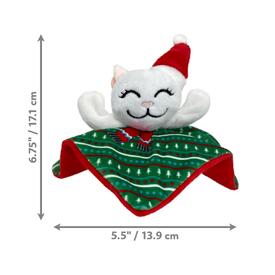 KONG Christmas Holiday Crackles Santa Kitty Cat Toy image 0