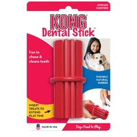 KONG Dental Stick Treat Dispensing Non-Toxic Rubber Toy for Dogs image 0