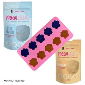 Laila & Me Doggojello Powder with Goat's Milk and Blue Spirulina for Dogs - Blue Heaven image 0