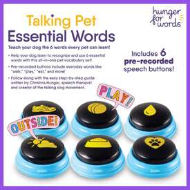 Hunger For Words Talking Pet Essential Words Set image 0