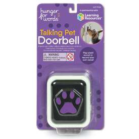 Hunger For Words Talking Pet Doorbell - Perfect if you don't have a doggy door! image 0