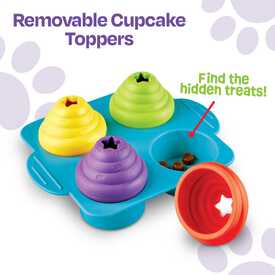 Brightkins Cupcake Party! Interactive Dog Treat Dispensing Toy & Puzzle image 0