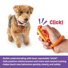 Brightkins Smarty Pooch Dog Training Clicker: Hot Dog image 0