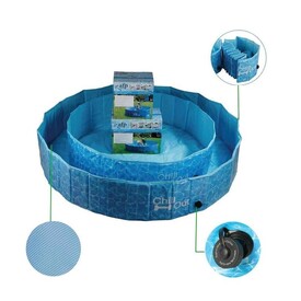 Chill-Out Pool for Dogs - No Blowing-Up Required! Folds for Easy Storage image 0