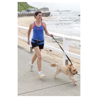 DOOG Hands-Free Dog Walking Mini Belt in Grey & Neon Pink image 0