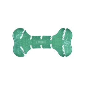 KONG Squeezz Dental Bone Rubber Dog Toy image 0