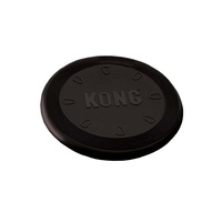 KONG Flyer Frisbee Extreme Black Non-Toxic Rubber Fetch Dog Toy  image 0