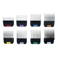 Wahl Stainless Steel Guide Combs - 8 Pack with Storage Box image 0