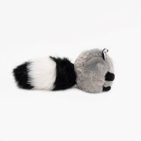 Zippy Paws Bushy Throw Crinkly Plush Fetch Dog Toy - Raccoon image 0
