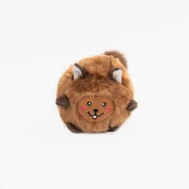 Zippy Paws Bushy Throw Crinkly Plush Fetch Dog Toy - Squirrel image 0