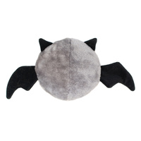 Zippy Paws Halloween Brainey Plush Squeaker Dog Toy - Bat image 0