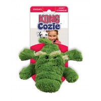 KONG Cozie - Low Stuffing Snuggle Dog Toy - Ali the Alligator - Medium image 0