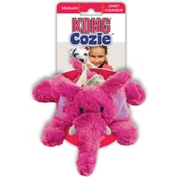 KONG Cozie - Low Stuffing Snuggle Dog Toy - Elmer Elephant image 0