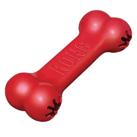 KONG Classic Rubber Goodie Interactive Treat Holder Bone Dog Toy image 0