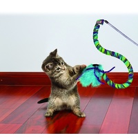 KONG CAT Curlz Teaser Wand Interactive Cat Toy image 1