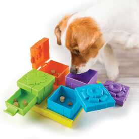 Brightkins Surprise Party! Dog Treat & Food Interactive Puzzle Toy image 1