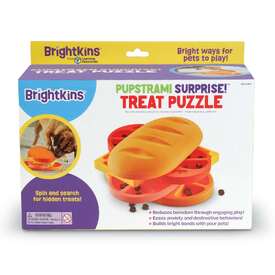 Brightkins Pupstrami Surprise! Interactive Dog Treat & Food Puzzle Toy image 1