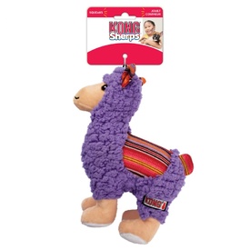 KONG Sherps Plush Multi-textured Squeaker Dog Toy - Llama image 1