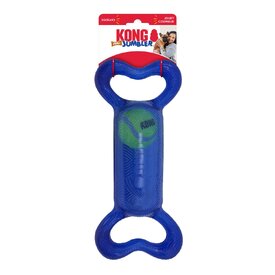 KONG Jumbler Tug Interactive Tough Dog Toy - Bulk Pack of 3 image 1
