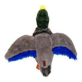 KONG Wild Low Stuffing Floppy Squeaker Dog Toy - Mallard Duck - Bulk Pack of 3 Toys image 1