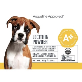 Augustine Approved Lecithin Powder with Omega 3s & 6s for Dogs 100g image 1