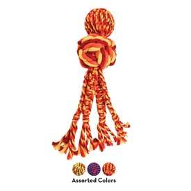 KONG Wubba Weaves Tug Rope Toy for Dogs in Assorted Colours image 1