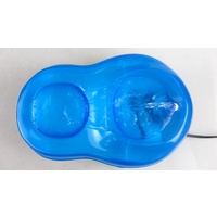 Pioneer Pet Cruiser Cat Fountain - Transparent Blue Plastic Pet Water Fountain image 2