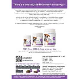 Augustine Approved Little Universe Organic Mushroom Supplement for Dogs image 2