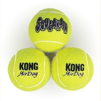 KONG AirDog Squeaker Balls Non-Abrasive Dog Toys - Medium image 2