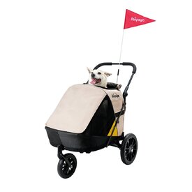 Ibiyaya Minika 3-in-1 Pet Stroller System - Arizona Tan image 2