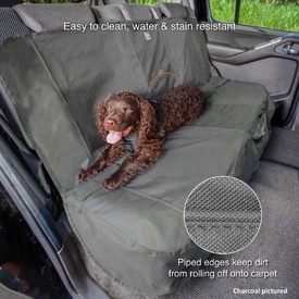 Kurgo Wander Bench Waterproof Car Seat Cover - Black image 2