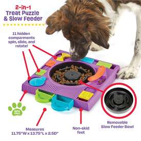 Brightkins DJ Doggo Interactive Dog Toy & Puzzle Feeder image 2