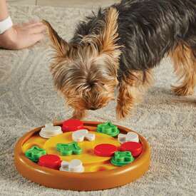 Brightkins Pizza Party! Interactive Dog Treat & Food Puzzle Toy image 2