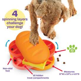 Brightkins Pupstrami Surprise! Interactive Dog Treat & Food Puzzle Toy image 2