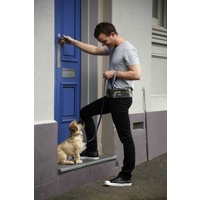 DOOG Hands-Free Dog Walkie Belt in Grey/Neon Pink - New Design & Size! image 2