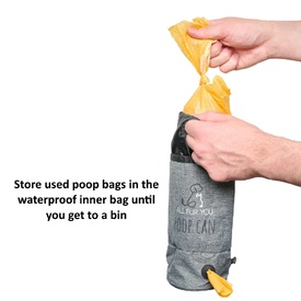 All Fur You Dog Poop Can - Waste Bag Holder and Hygienic Waste Disposal image 2