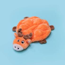 Zippy Paws Squeakie Crawler Plush Squeaker Dog Toy - Moody the Moose  image 2