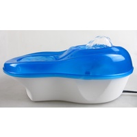 Pioneer Pet Cruiser Cat Fountain - Transparent Blue Plastic Pet Water Fountain image 3